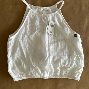 Abercrombie Kids White Sleeveless Top